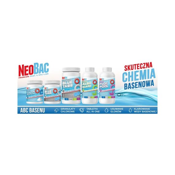 Биопрепарат от водорослей для бассейна NeoBac SUPER ALGO GUARD 1 л, изображение 3