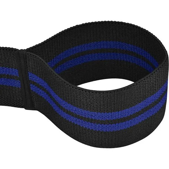 Бинти для колін RDX Gym Knee Wrap R11 Black/Blue (WAH-KR11BU), Колір: Black/Blue, зображення 6
