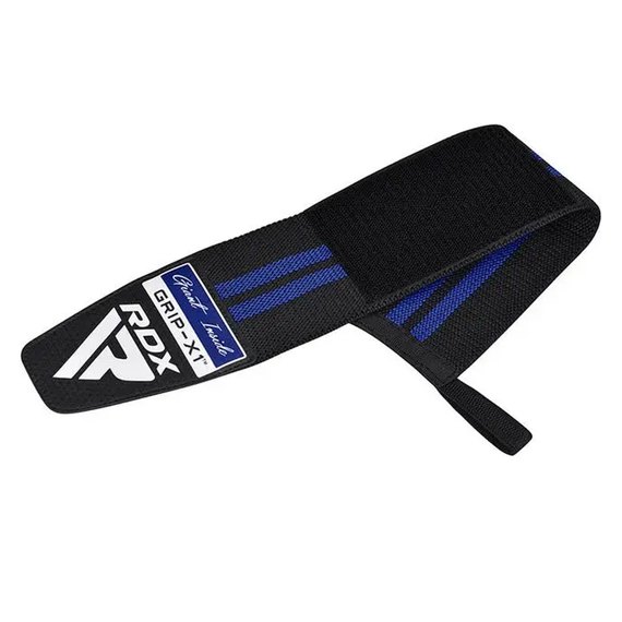 Бинты для запястья (кистевые бинты) RDX Gym Wrist Wrap R11 Black/Blue (WAH-WR11BU), Цвет: Black/Blue, изображение 2