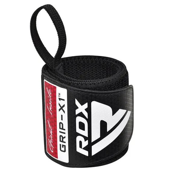 Бинты для запястья (кистевые бинты) RDX Gym Wrist Wrap R11 Black/White (WAH-WR11BW), Цвет: Black/White, изображение 4