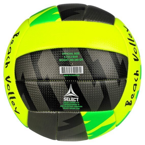 Мяч волейбольный Select Beach Volley v24 салатовый/зеленый/черный size 5 (214482-596), изображение 2