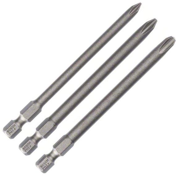 Набір біт Bosch  Extra Hard 89 мм PZ1/2/3 3 шт/уп (2607001761)
