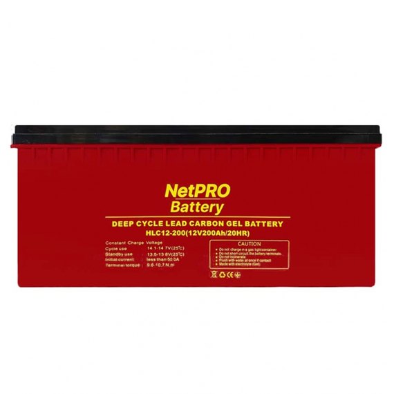 Акумуляторна батарея NetPRO 12V 200Ah HLC 12-200