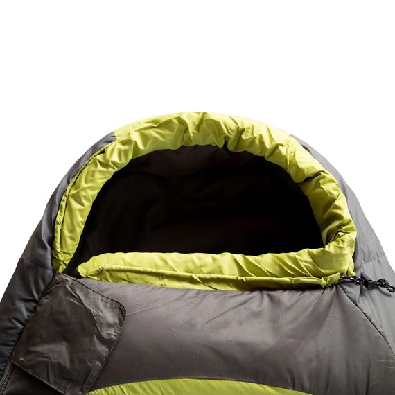 Спальний мішок Tramp Boreal Long кокон лівий green/grey 225/80-50 (UTRS-095L-L), Сторона застібки: Ліва, зображення 3