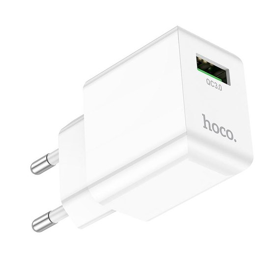 Зарядний пристрій Hoco Proton single Port charger C98A 1USB. 18W/3A, QC White (000009070), зображення 5