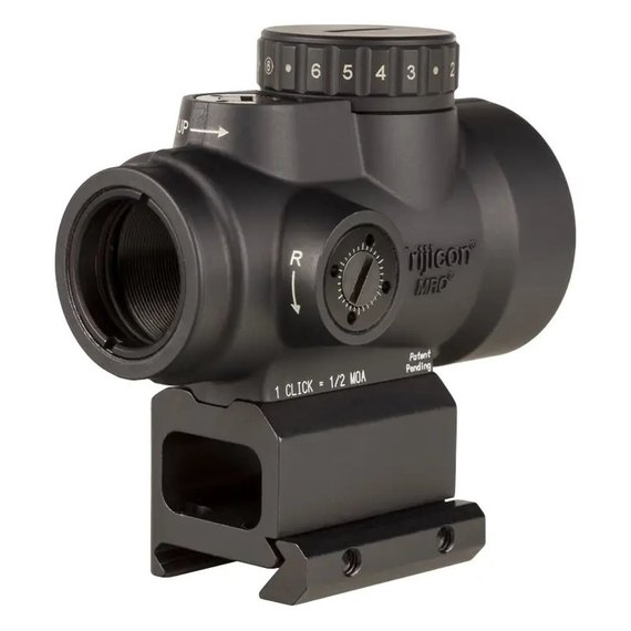 Коллиматорный прицел Trijicon MRO HD 1х25 точка 2 MOA + круг 68 MOA с красной подсветкой (MRO-C-2200065), изображение 3