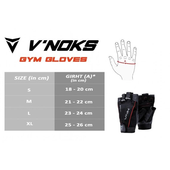 Рукавички для залу VNK PRO M (2197_60068), Розмір: M, Колір: Чорний, зображення 5