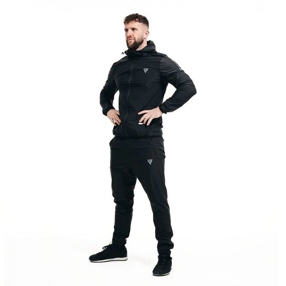 Костюм для похудения с капюшоном RDX H2 Black M (3503_403013), Цвет: Чёрный, Размер: M