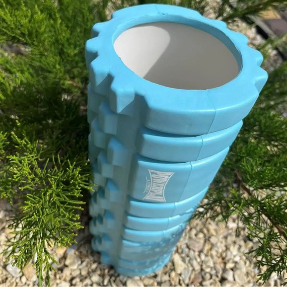 Массажный роллер PowerPlay 4025 Massage Roller 33x14 см голубой (PP_4025_Blue)