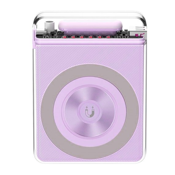 Повербанк XO PR226 Mini Transparent Magnetic Absorption 15W 10000 mAh Purple (6920680849437)