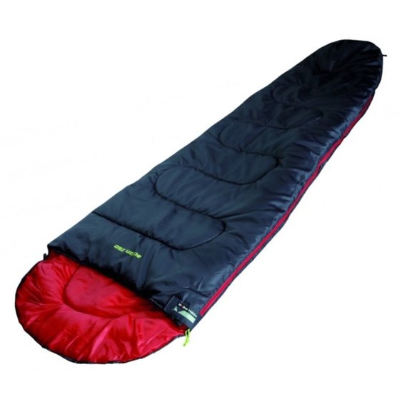 Спальный мешок High Peak Action 250 / +4°C (Left) Black/red 922671