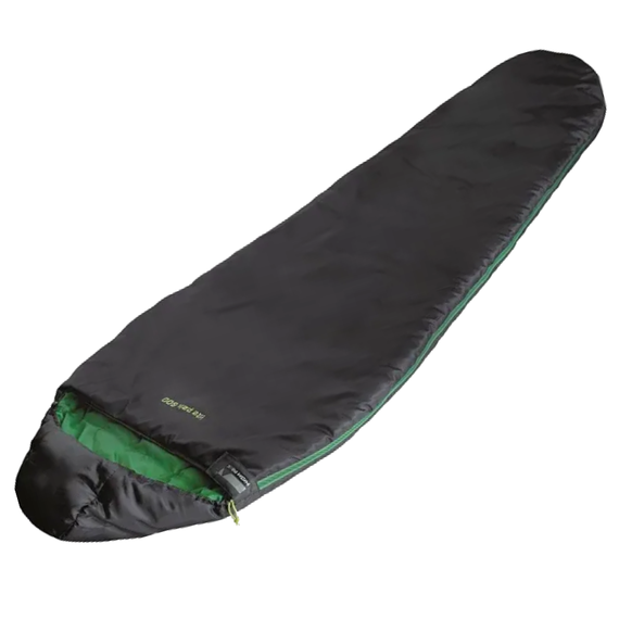 Спальный мешок High Peak Lite Pak 800 / +8°C (Right) Black/green 922759, Сторона застежки: Правая