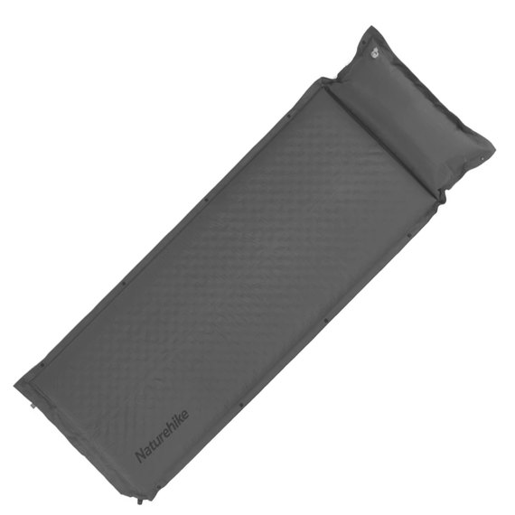 Самонадувающийся коврик Naturehike CNK2300DZ014, 60 мм, графит (6976023923371)