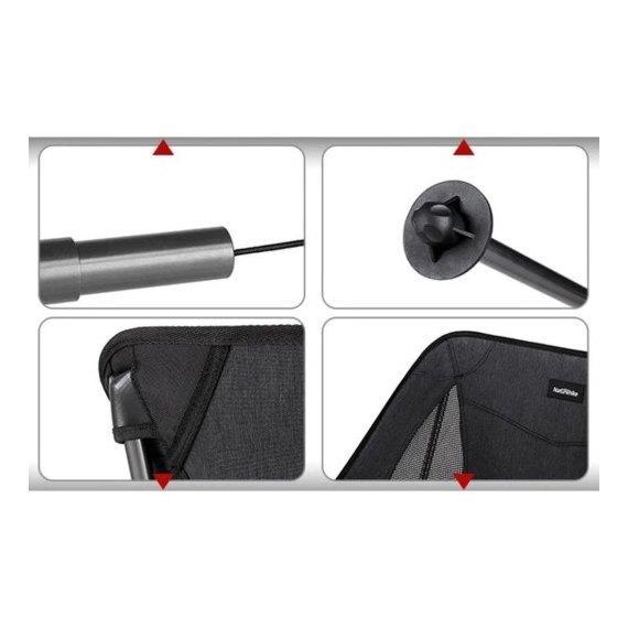 Стул складной Naturehike Stellaluna L04 CNK2450JJ015 черный (6976023929939)