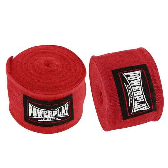Бинты для бокса PowerPlay 3047 красные 3м (PP_3047_3m_Red)