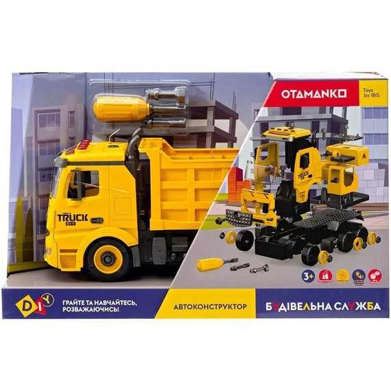 Машинка-конструктор Otamanko Автоконструктор Самосвал (YW9070D), изображение 4