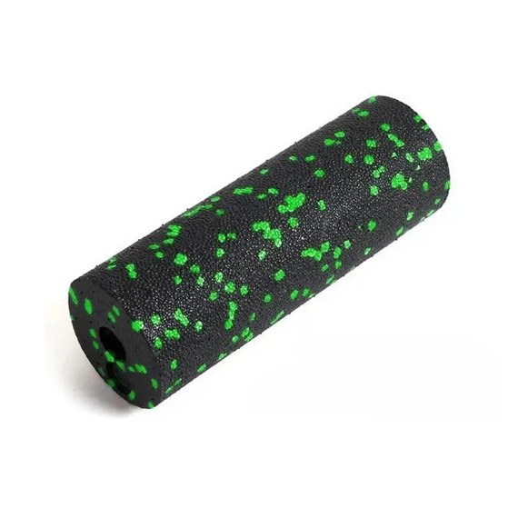 Масажний ролер PowerPlay PP-4346 Mini EPP Foam Roller 15x5.3 см чорно-зелений (PP_4346_Green_(15*5)), Колір масажера: Чорно-зелений