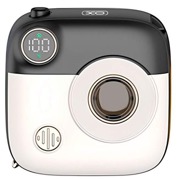 Повербанк XO PR223 Magnetic 15W mini camera digital display 10000 mAh Black/White 6920680849321)