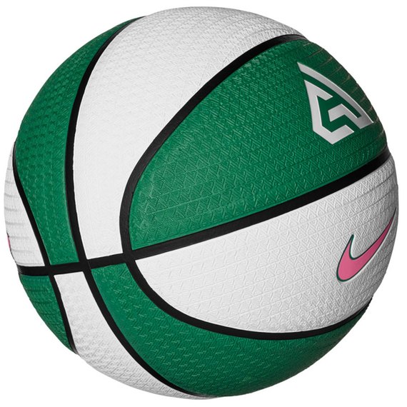 Мяч баскетбольный Nike PlayGround 8P 2.0 G AntetoKounMPO Deflated Белый/Зеленый/Розовый size 7 (N.100.4139.331.07)