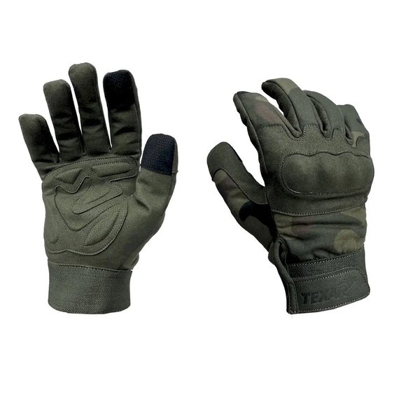 Тактические перчатки Texar Combat Pl Camo Size M (26834-m)