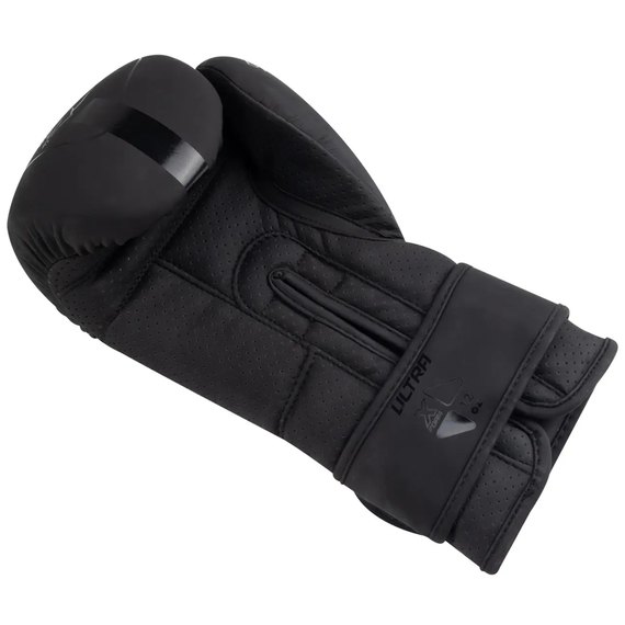 Боксерские перчатки PowerPlay 3024 Ultra Mat Черные 12 ун (PP_3024_12oz_Black), Вес: 12 унций, Цвет: Чёрный, изображение 3