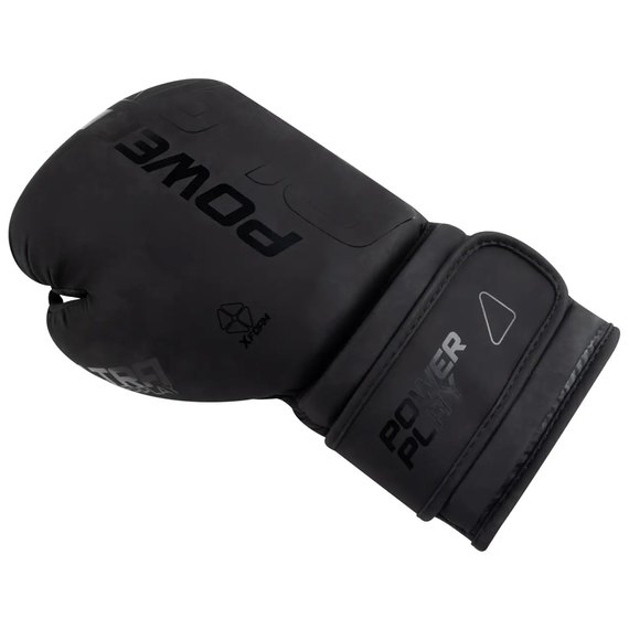 Боксерские перчатки PowerPlay 3024 Ultra Mat Черные 12 ун (PP_3024_12oz_Black), Вес: 12 унций, Цвет: Чёрный, изображение 2