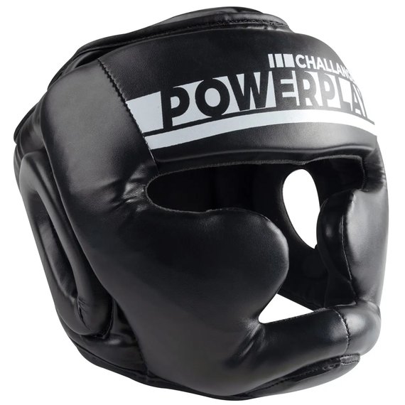 Боксерський шлем PowerPlay 3048 Черно-белый XL (PP_3048_XL_Bl/White)