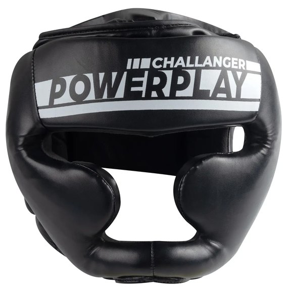 Боксерский шлем PowerPlay 3048 Черно-белый S (PP_3048_S_Bl/White), изображение 3