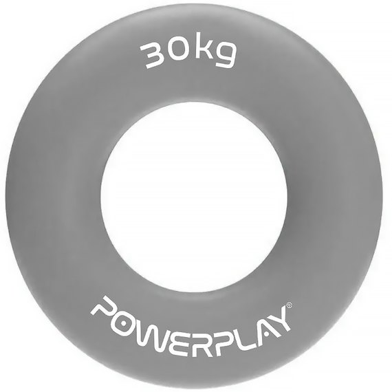 Эспандер кистевой PowerPlay PP-4324 Hand Grip Ring X-Hard 30 кг серый (PP_4324_30kg)