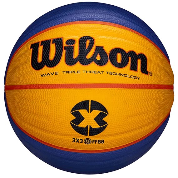 Мяч баскетбольный Wilson FIBA 3X3 Replica Paris 2024 6F size 6 (WZ3015001XB6F), изображение 3