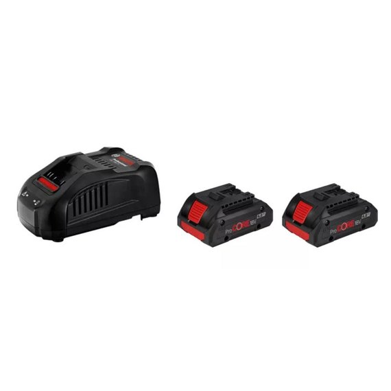 Набор Bosch Professional 2 аккумулятора ProCore 18 V 4.0 Ah, зарядное устройство GAL1880 CV (1600A016GF)