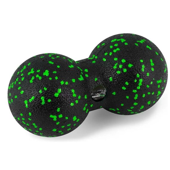 Массажный набор PowerPlay PP_4015 EPP Foam Roller Set 4 in 1 Черно-зеленый (PP_4015_Green), Цвет массажёра : Чёрно-зелёный, изображение 3