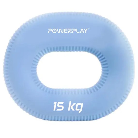Еспандер кистьовий силіконовий PowerPlay PP-4336 Hand Grip Light 15 кг Блакитний (PP_4336_Blue_15kg)