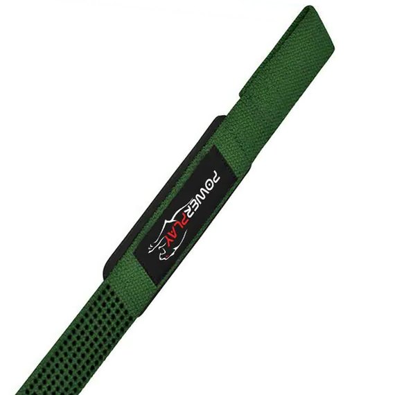 Лямки для тяги PowerPlay 7064 Lifting Gym Straps Зеленые (PP_7064_Green), изображение 4