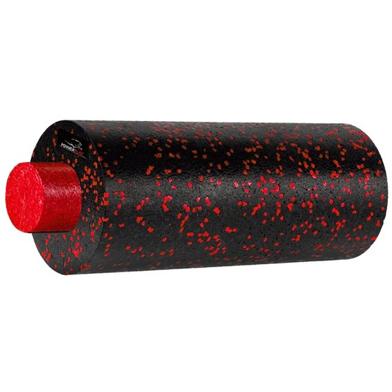 Массажный набор PowerPlay PP_4015 EPP Foam Roller Set 4 in 1 Черно-красный (PP_4015_Red), Цвет массажёра : Чёрно-красный, изображение 3