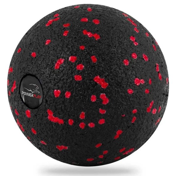 Массажный набор PowerPlay PP_4015 EPP Foam Roller Set 4 in 1 Черно-красный (PP_4015_Red), Цвет массажёра : Чёрно-красный, изображение 5