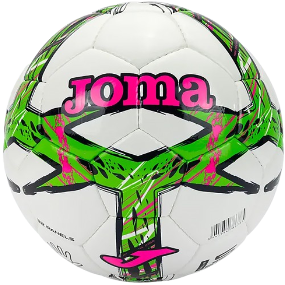 Мяч футбольный Joma DALIII зеленый/розовый size 4 (401412.334), Размер: 4
