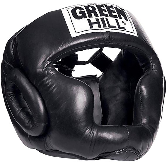 Боксерский шлем Green Hill Super XL черный HGS-4019, Размер: XL