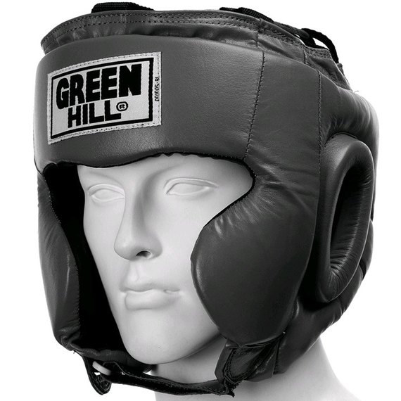 Боксерский шлем Green Hill Club XL черный HGS-4018, Размер: XL, Цвет: Чёрный, изображение 2