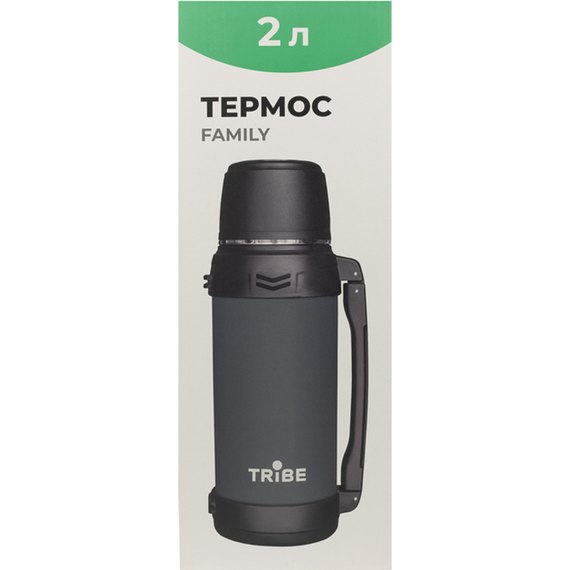 Термос Tribe Family line 2 л black/olive (T-DG-0001-olive), Колір: Olive, зображення 5