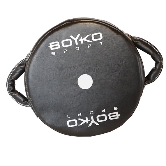 Макивара Boyko кожа, круглая с двумя ручками, черная (bs3024001000)