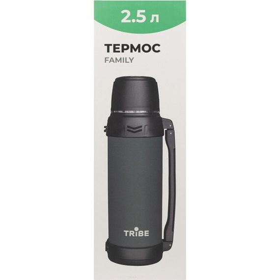 Термос Tribe Family line 2.5 л black/olive (T-DG-0002-olive), Цвет: Olive, изображение 5
