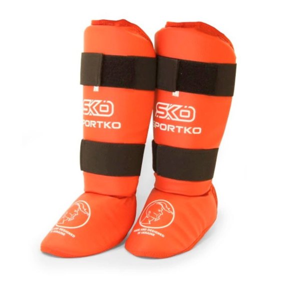 Защита для ног Sportko L красный 331