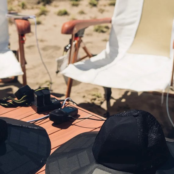 Солнечная шляпа EcoFlow Solar Hat 12W - Черная (EFPowerHat-L-XL), изображение 5