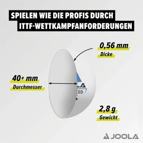 М'ячі для настільного тенісу Joola Outdoor ball 6 шт (42181) 930962, зображення 2