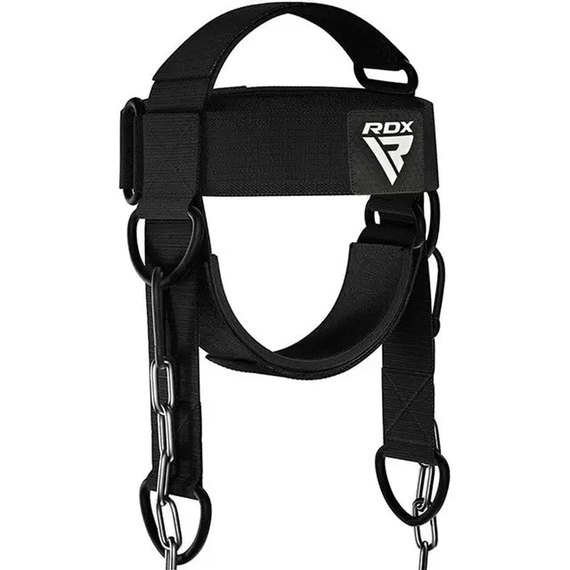 Тяга для шеи RDX H2 Neck Harness Black Plus (WAN-H2B+), изображение 2