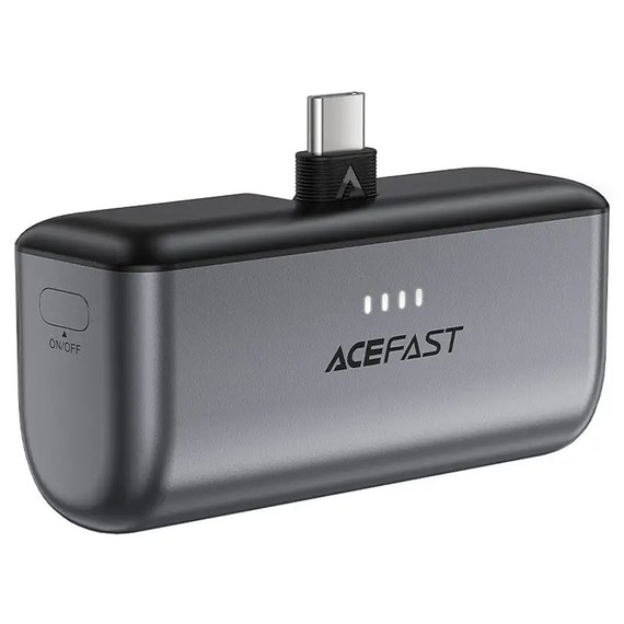 Повербанк Acefast M9 5000 mAh PD20W capsule power bank Black (6974316283201), изображение 2