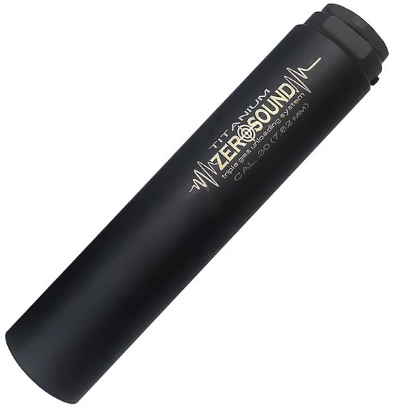 Саундмодератор Zero Sound TITANium кал. 30. Резьба 5/8"-24 UNEF (Z8.5.8.051)