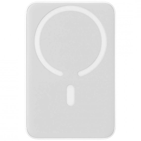 Повербанк Baseus Magnetic Mini Wireless Fast Charge 20000 mAh 20W White (PPCX150002), Ёмкость: 20 000 mAh, Цвет : White, Мощность : 20 Вт, изображение 2