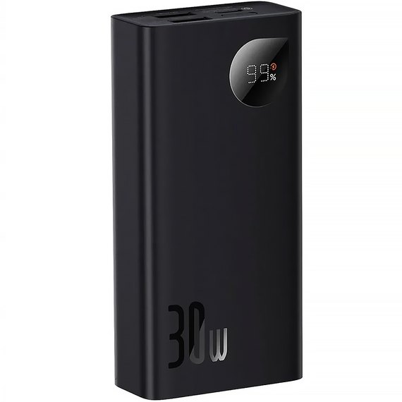 Повербанк Baseus Adaman2 Digital Display Fast Charge 10000 mAh 30W Black (PPAD040001)